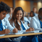 estudante brasileiro estudando medicina no exterior em universidade na Argentina