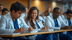 estudante brasileiro estudando medicina no exterior em universidade na Argentina